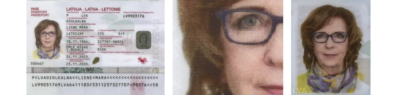 Passport of Latvia